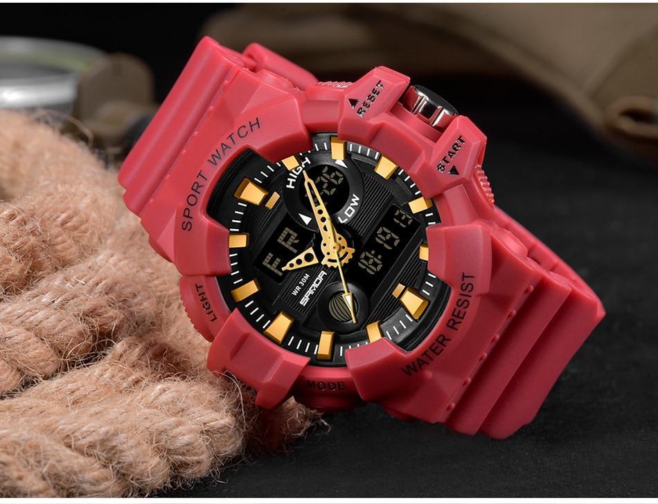 Luxury Led Plus Analog Digital Military Quartz Watch For Men And Women-FunkyTradition