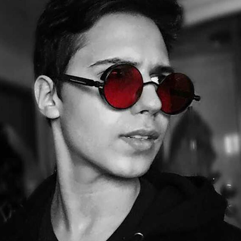 New Stylish Round Metal Frame Sunglasses For Men And Women -FunkyTradition