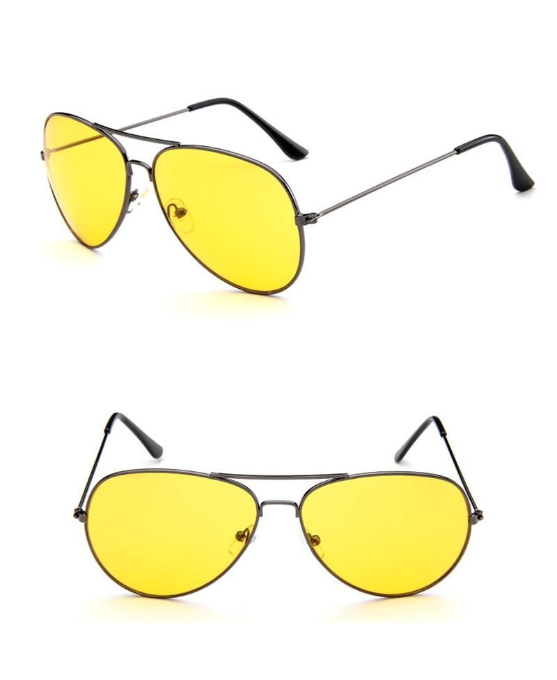 New Stylish Yellow Candy Aviator Sunglasses For Men And Women-FunkyTradition