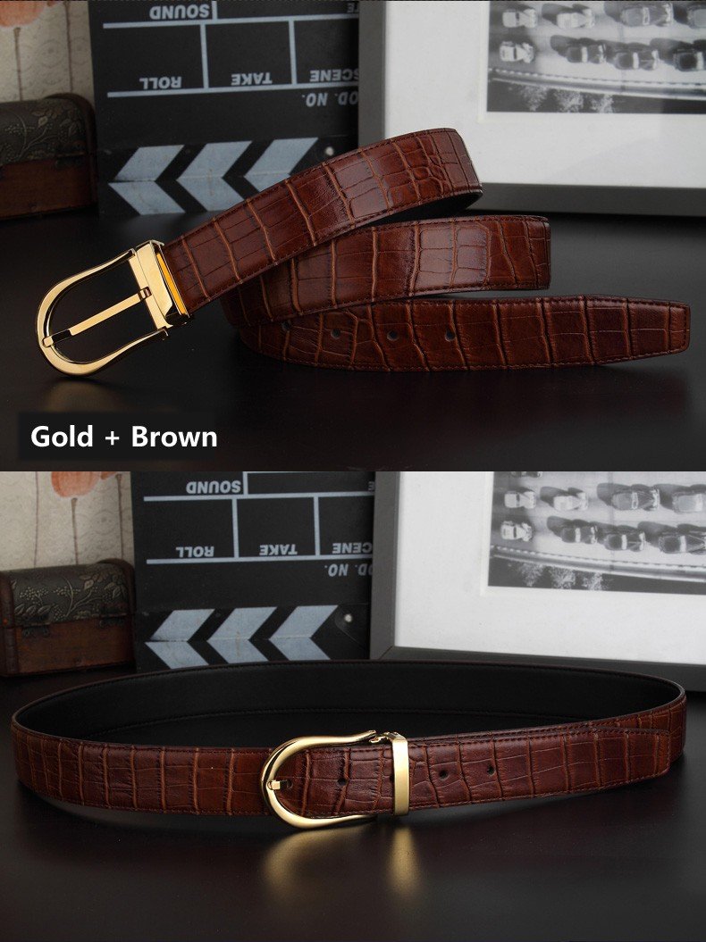 Luxury Design High Quality Genuine Leather Belt For Men-FunkyTradition