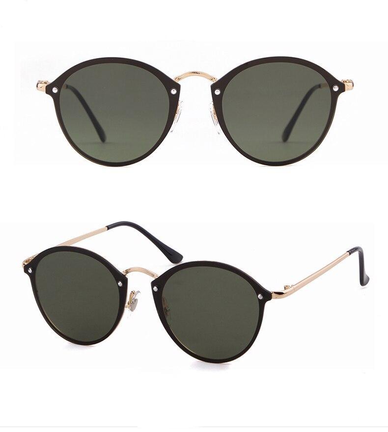 Stylish Rimless Cool Round Sunglasses For Men And Women -FunkyTradition