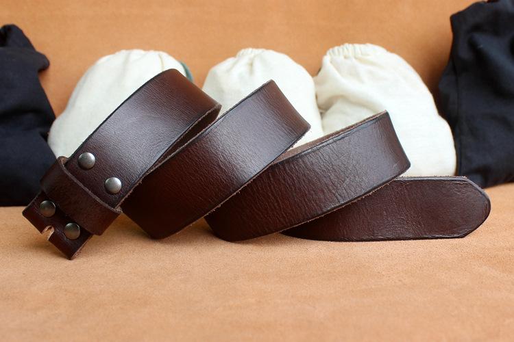 Stylish Genuine Leather Needle Buckle Belt For Men-FunkyTradition