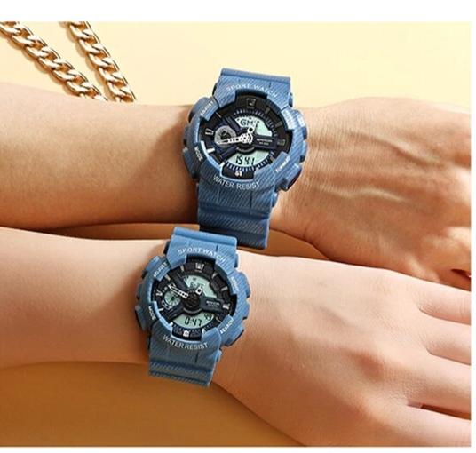 New Fashion Casual Sports Digital Rubber Cowboy Waterproof Watch For Men And Women-FunkyTradition