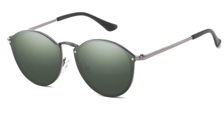 Round Blaze Rimless Sunglasses For Men And Women -FunkyTradition