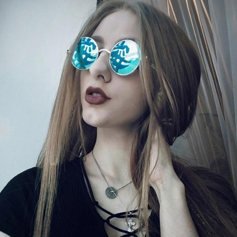 New Stylish Round Metal Frame Sunglasses For Men And Women -FunkyTradition