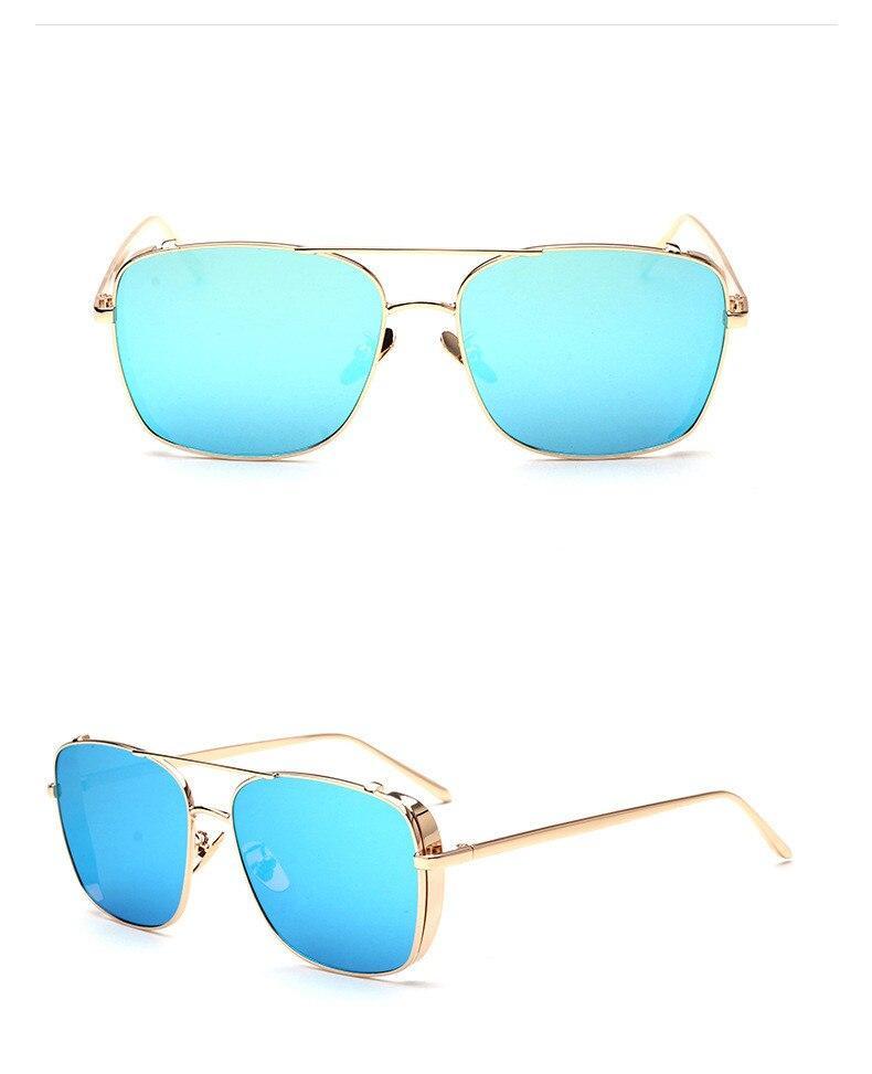 New Metal Alloy Square Sunglasses For Men And Women -FunkyTradition