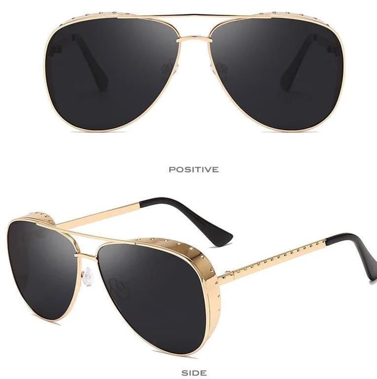 New Stylish Metal Vintage Aviator Sunglasses For Men And Women-FunkyTradition