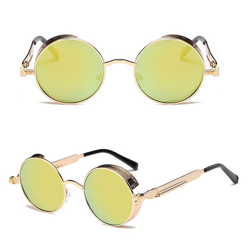 New Stylish Round Metal Frame Sunglasses For Men And Women -FunkyTradition
