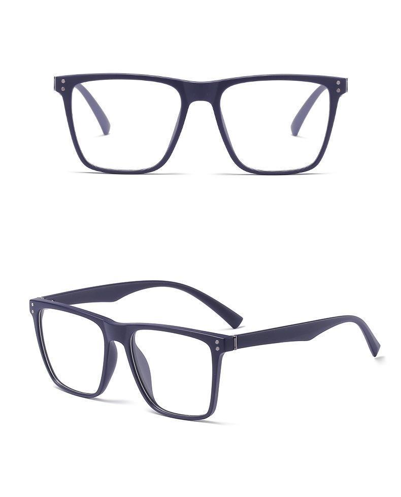 Oversized Square Frame Eyeglasses For Men - FunkyTradition