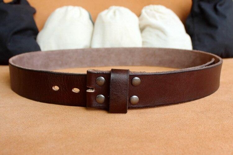 Stylish Genuine Leather Needle Buckle Belt For Men-FunkyTradition