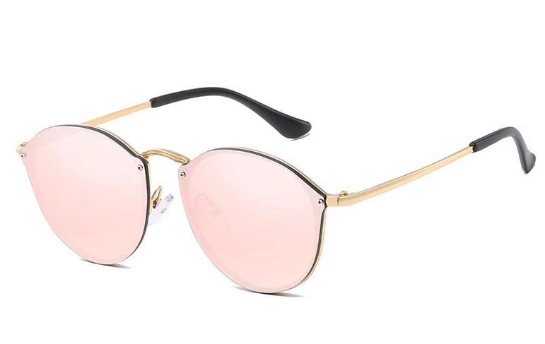 Round Blaze Rimless Sunglasses For Men And Women -FunkyTradition