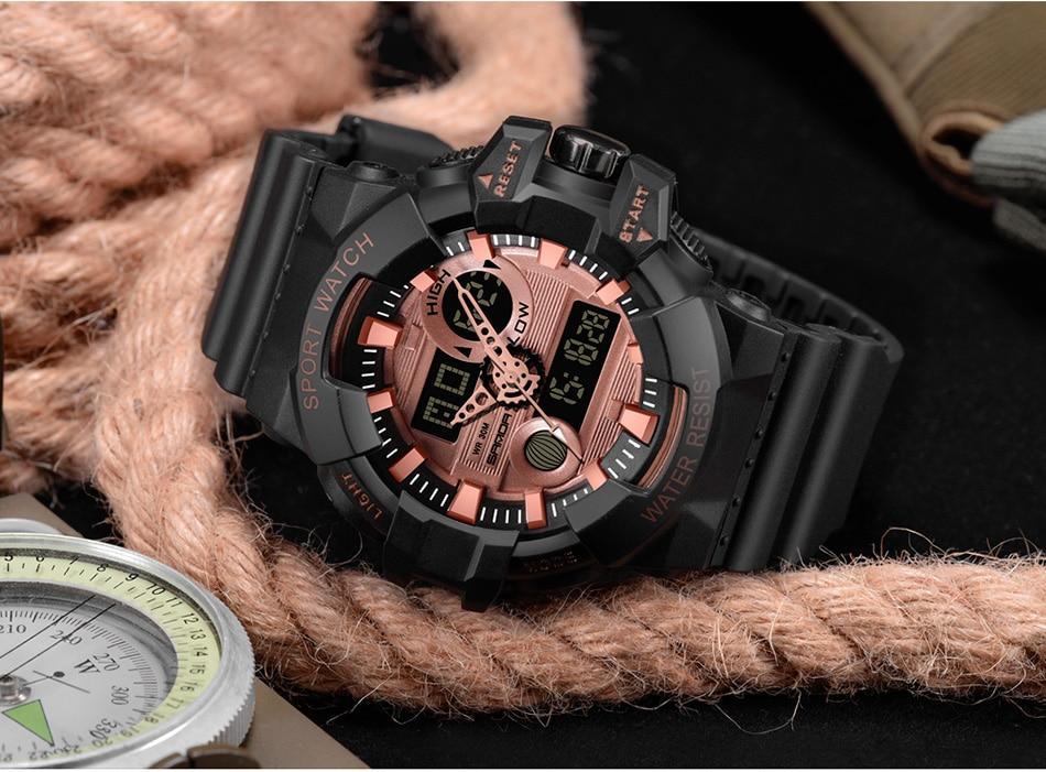 Luxury Led Plus Analog Digital Military Quartz Watch For Men And Women-FunkyTradition