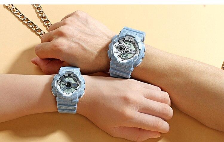 New Fashion Casual Sports Digital Rubber Cowboy Waterproof Watch For Men And Women-FunkyTradition