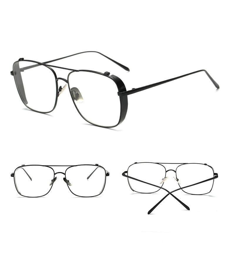 Optical Alloy Glasses Frame Women Men Oversized Transparent Eyeglasses Frames - JACK MARC