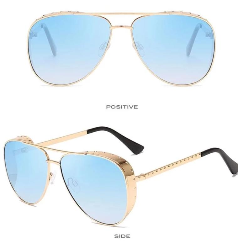 New Stylish Metal Vintage Aviator Sunglasses For Men And Women-FunkyTradition