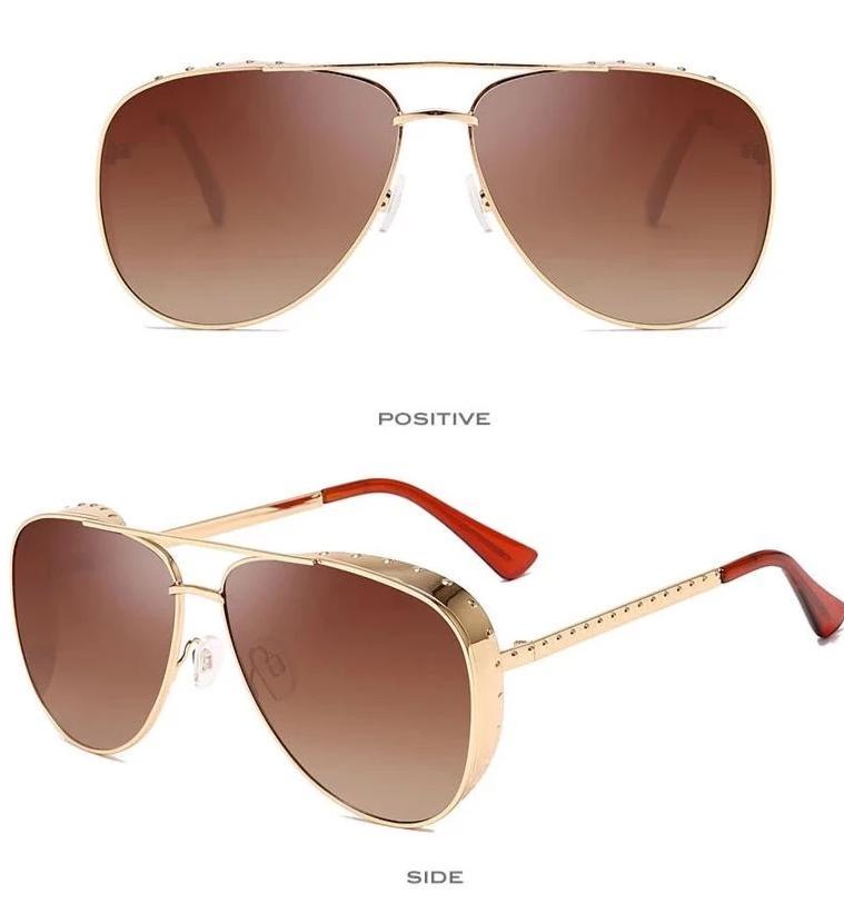 New Stylish Metal Vintage Aviator Sunglasses For Men And Women-FunkyTradition