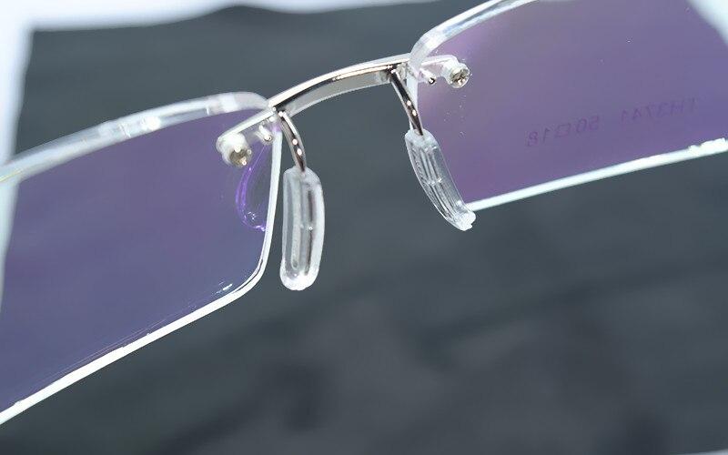 New Fashion Retro Glasses frame Frameless Metal For Men Women - FunkyTradition
