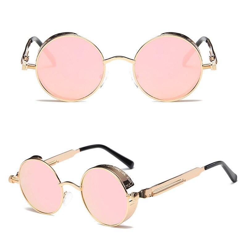New Stylish Round Metal Frame Sunglasses For Men And Women -FunkyTradition