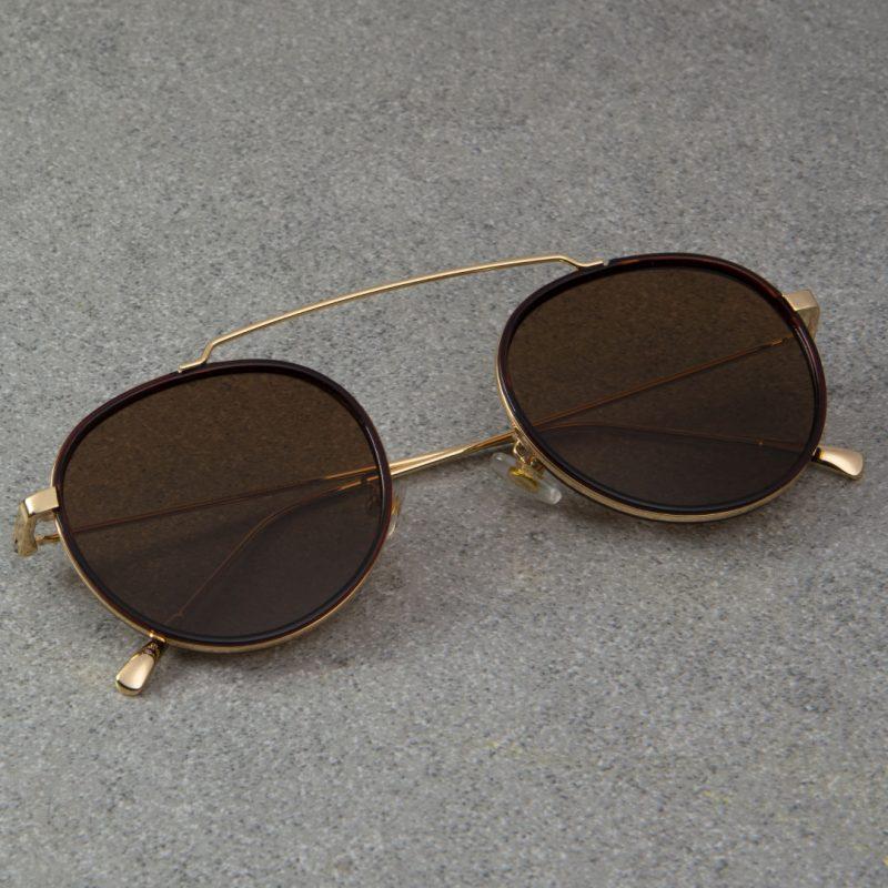 Stylish Round Metal Frame Sunglasses For Men And Women-FunkyTradition