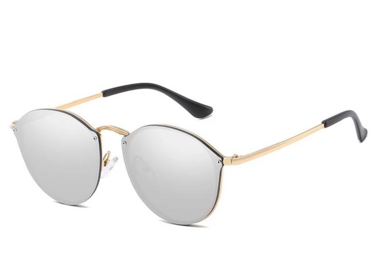 Round Blaze Rimless Sunglasses For Men And Women -FunkyTradition