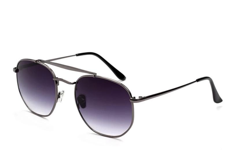 Polygon Metal Sunglasses For Men And Women -FunkyTradition