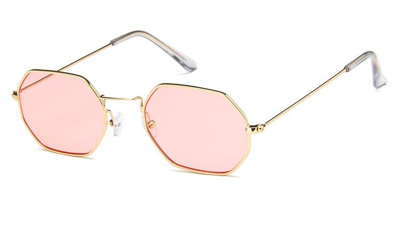 Stylish Polygon Clear Lens Sunglasses For Men And Women -FunkyTradition