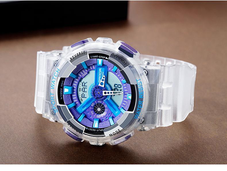New Stylish Transparent Multi Colour Sports Watches For Men And Women-FunkyTradition