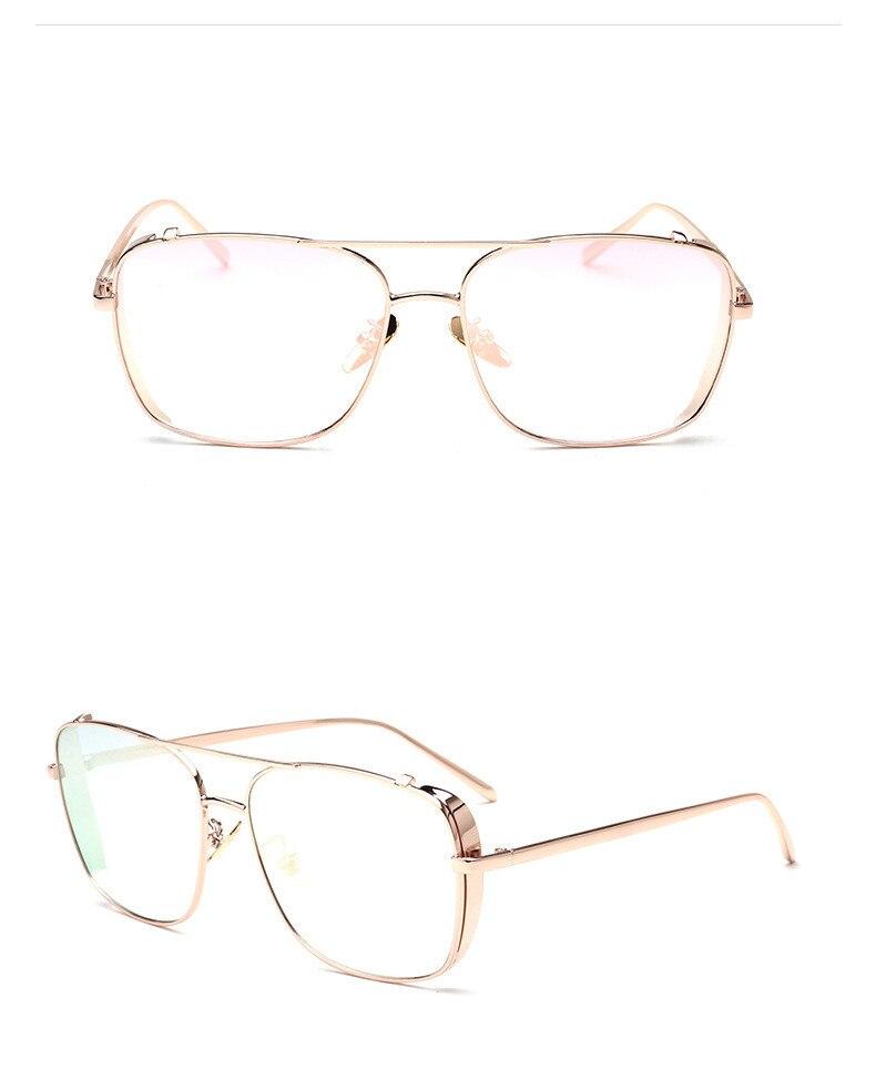 Stylish Celebrity Square Metal Sunglasses For Men And Women -FunkyTradition
