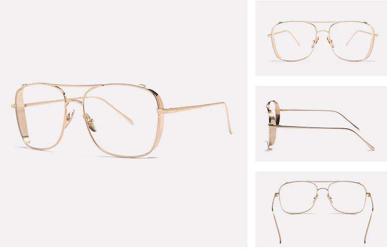 Stylish War Movie Square Vintage Sunglasses For Men-FunkyTradition