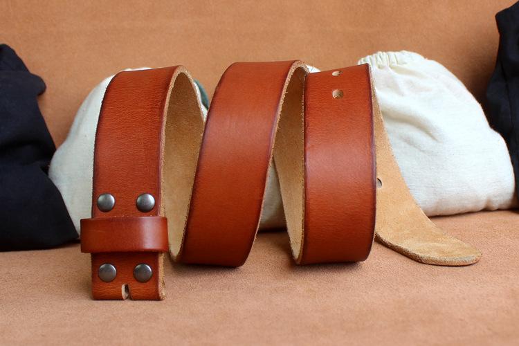 Stylish Genuine Leather Needle Buckle Belt For Men-FunkyTradition