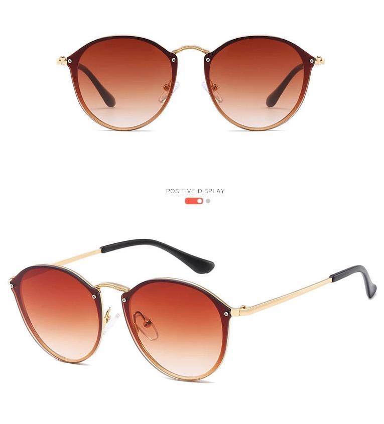 New Oval Blaze Sunglasses For Men And Women-FunkyTradition