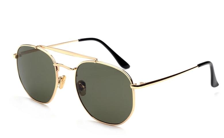 Polygon Metal Sunglasses For Men And Women -FunkyTradition