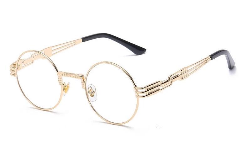 Steampunk Vintage Retro Round Sunglasses For Men And Women -FunkyTradition