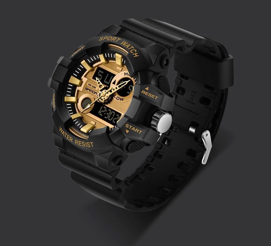 Luxury Led Plus Analog Digital Military Quartz Watch For Men And Women-FunkyTradition