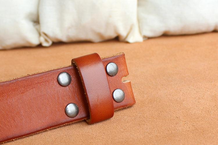Stylish Genuine Leather Needle Buckle Belt For Men-FunkyTradition