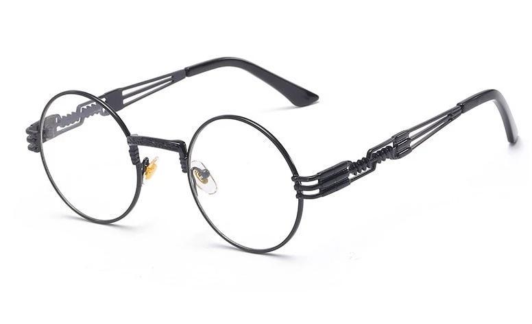 Steampunk Vintage Retro Round Sunglasses For Men And Women -FunkyTradition