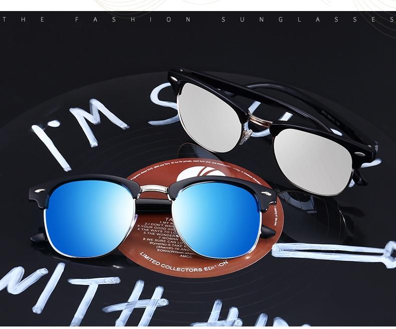 Polarized Clubmaster Sunglasses For Men And Women-FunkyTradition