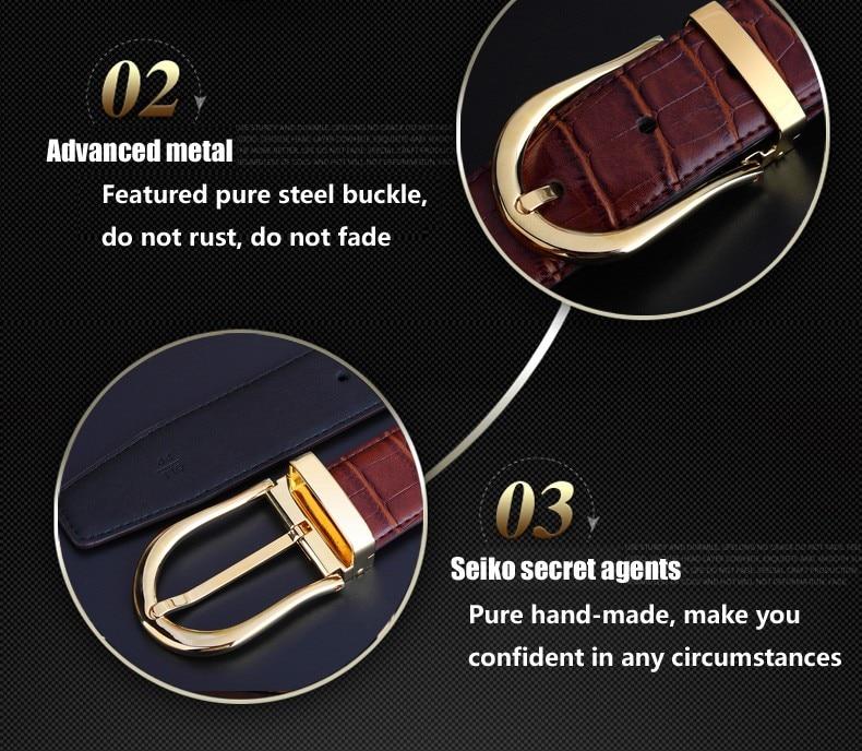 Luxury Design High Quality Genuine Leather Belt For Men-FunkyTradition