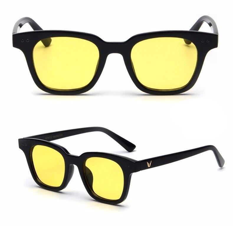 Stylish Square Transparent Sunglasses For Men And Women-FunkyTradition
