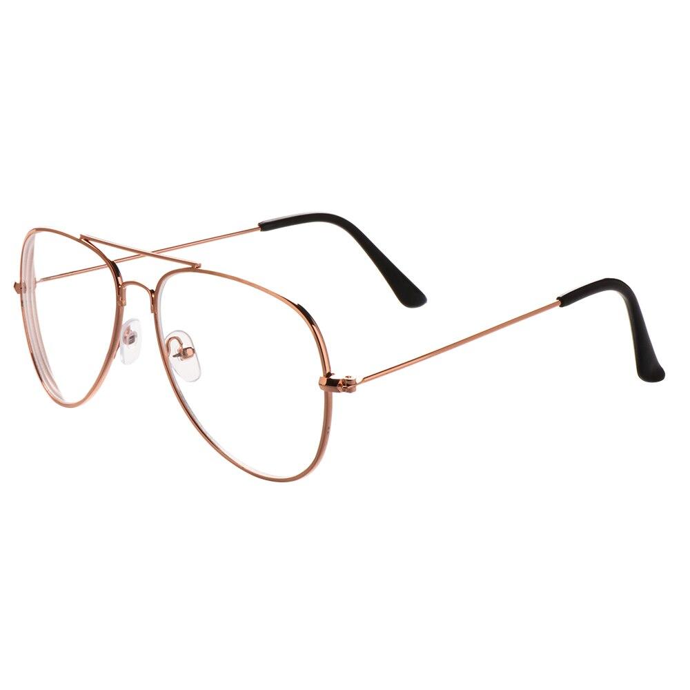 New Stylish Eyeglasses Aviator Metal Frame Reading Glasses Eyewear Vin
