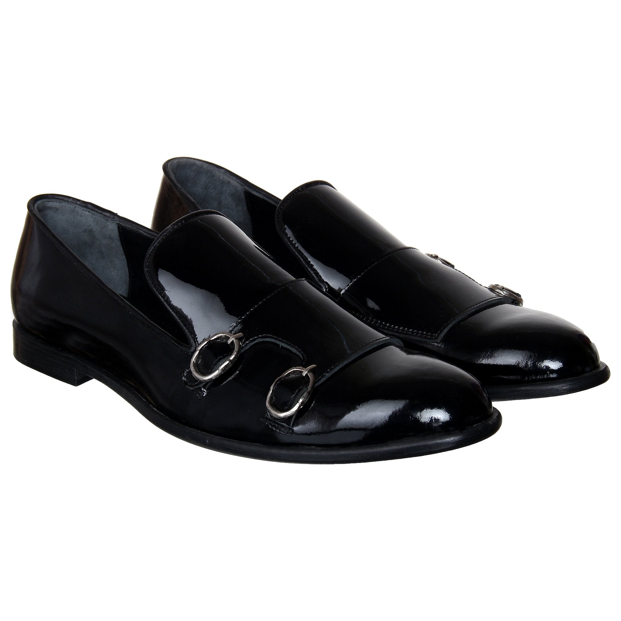 Patent Monk Strap Slip On For Men-FunkyTradition