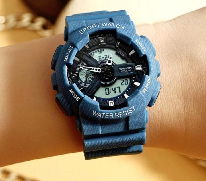 New Fashion Casual Sports Digital Rubber Cowboy Waterproof Watch For Men And Women-FunkyTradition
