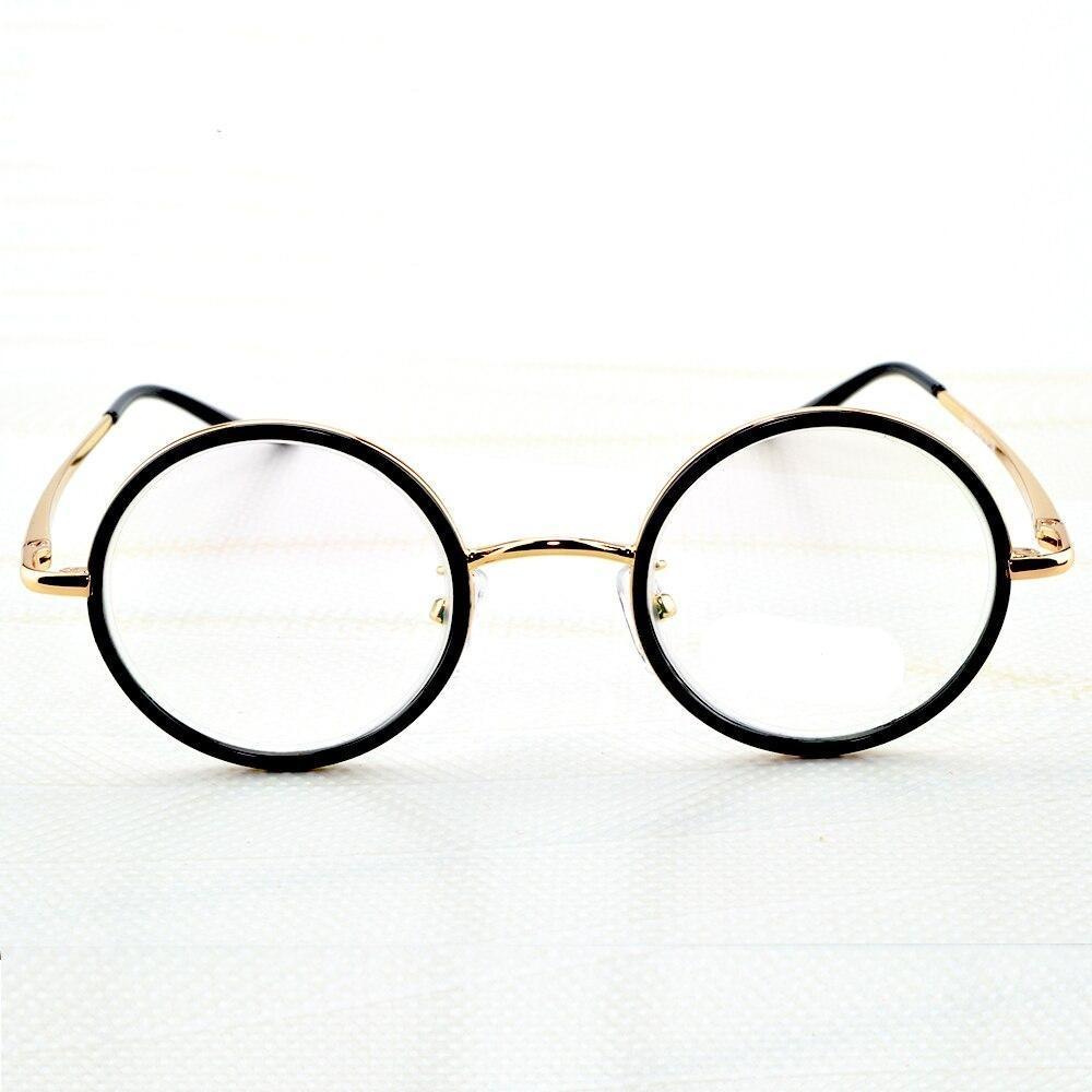 Round Reading Glasses Titanium Spectacles - FunkyTradition