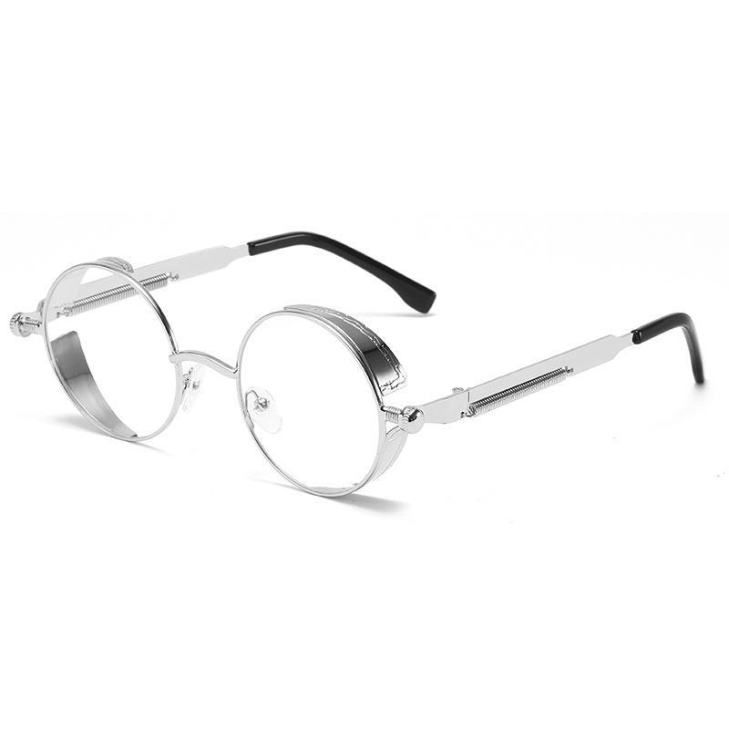 Round Steampunk Vintage Metal Frame For Men And Women - FunkyTradition