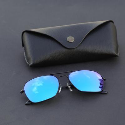 Raees Black And Aqua Mercury Square Sunglasses For Men And Women-FunkyTradition