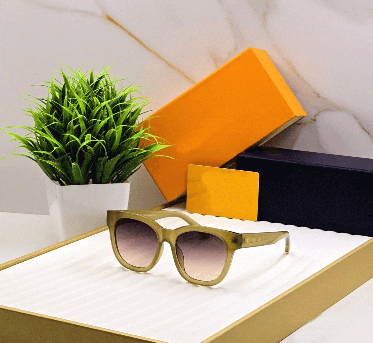Multicolor Luxury Oversized Square Sunglasses for Women- FunkyTradition