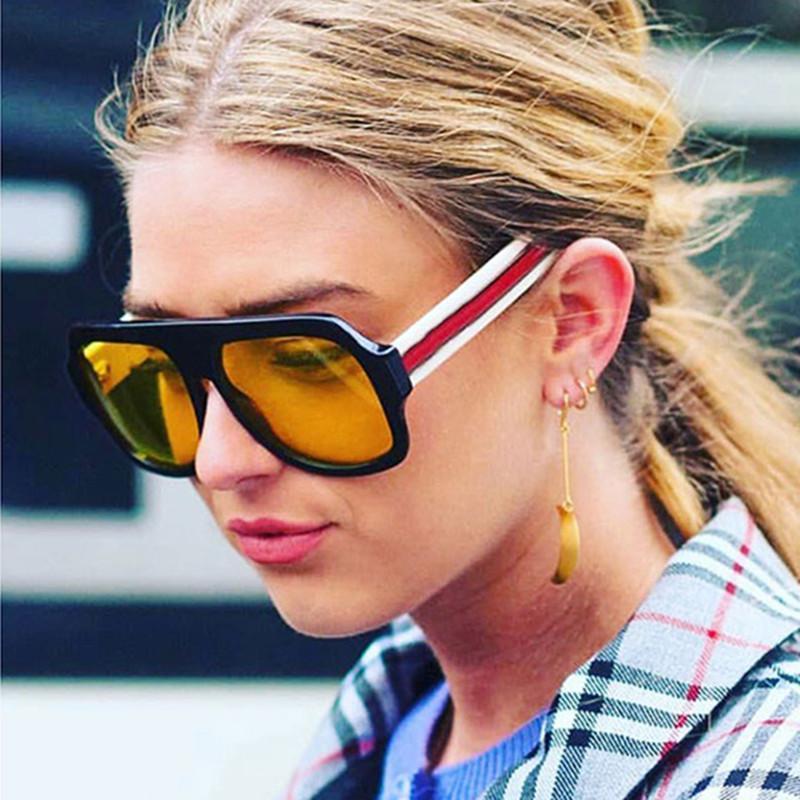 Most Trending Oversize Square Sunglasses for Men Women-FunkyTradition