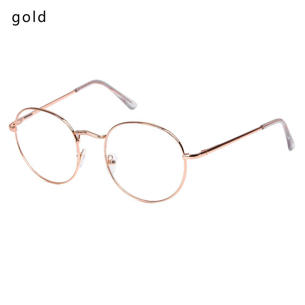 New Stylish Eyeglasses Round Metal Frame Reading Glasses Eyewear Vintage Women Men - FunkyTradition