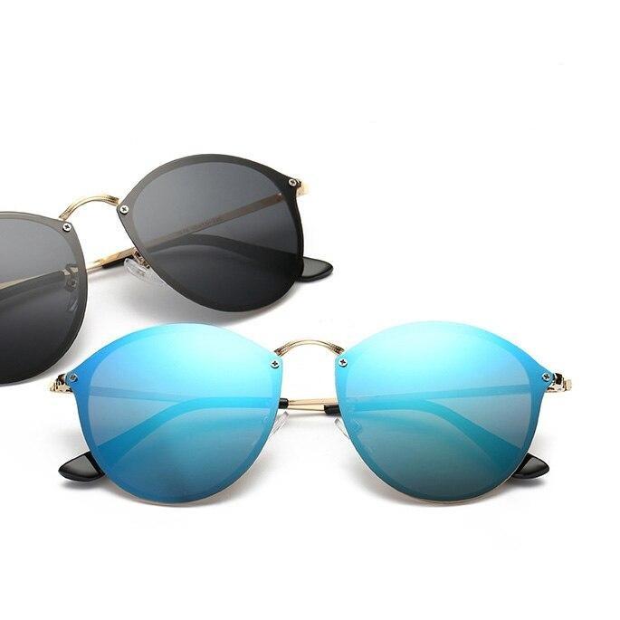 Stylish Rimless Cool Round Sunglasses For Men And Women -FunkyTradition