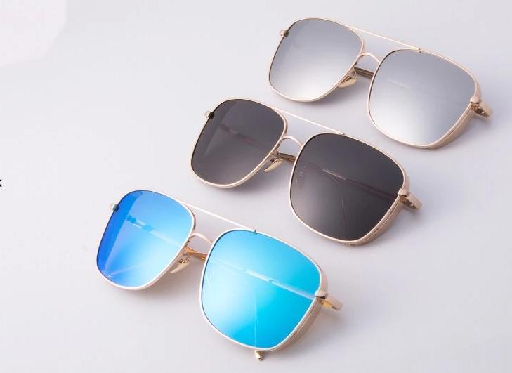 New Metal Alloy Square Sunglasses For Men And Women -FunkyTradition
